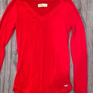 Red Hollister longsleeve